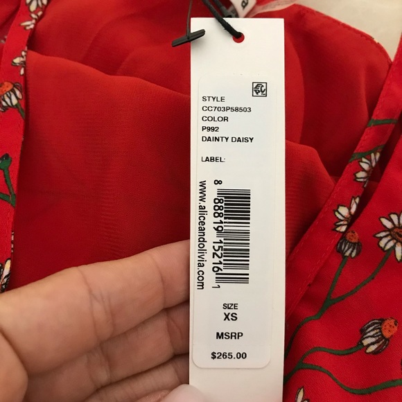 Alice + Olivia Reese Dress in Dainty Daisy - Picture 6 of 8